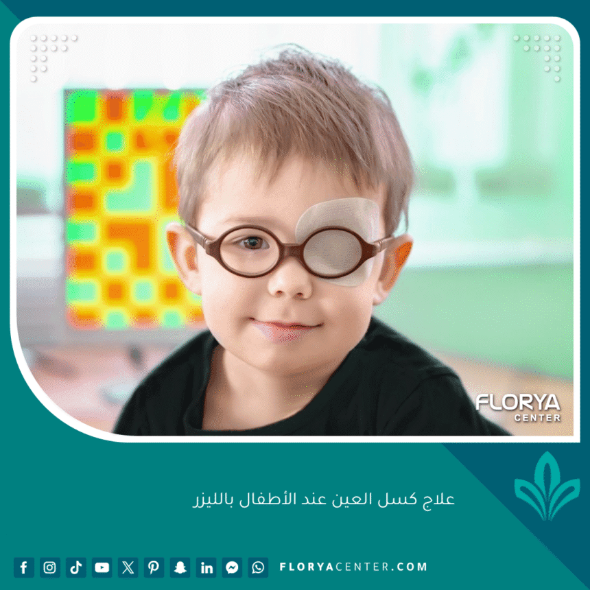 علاج كسل العين عند الأطفال بالليزر
