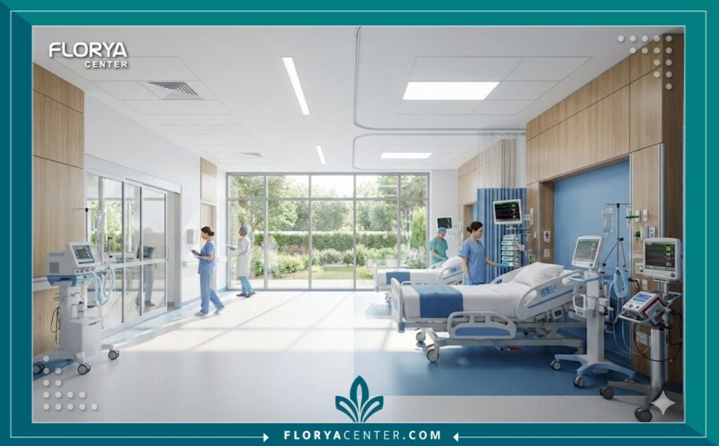 وحدة العناية المركزة المتطورة لجراحة القلب في أفضل مستشفيات تركيا.