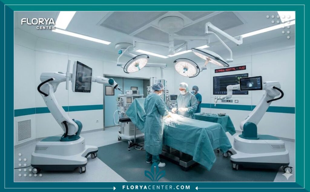  غرفة عمليات مجهزة بأحدث التقنيات لعلاج العظام بالخلايا الجذعية في أفضل مستشفيات تركيا.