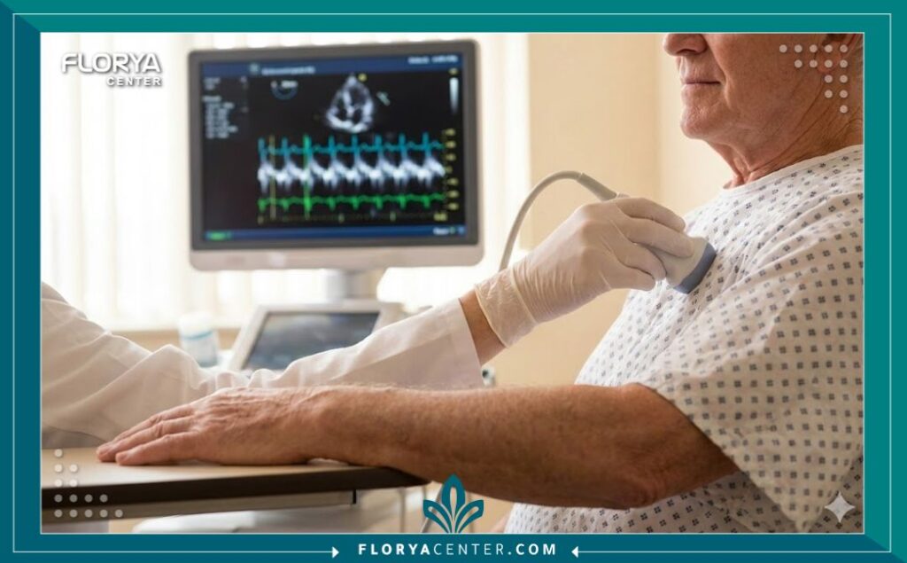 إجراء فحص إيكو القلب وتصوير السونار في عيادة تخصصية بتركيا