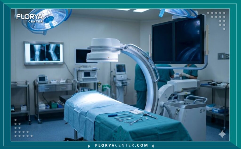عملية إيقاف النمو المؤقت 4 غرفة عمليات العظام المجهزة بأحدث التقنيات لإجراء عمليات تصحيح نمو العظام.