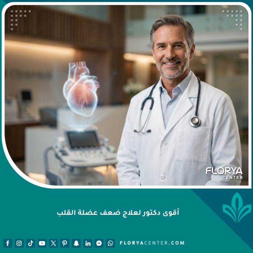 أقوى دكتور لعلاج ضعف عضلة القلب في عيادة طبية حديثة ومجهزة.