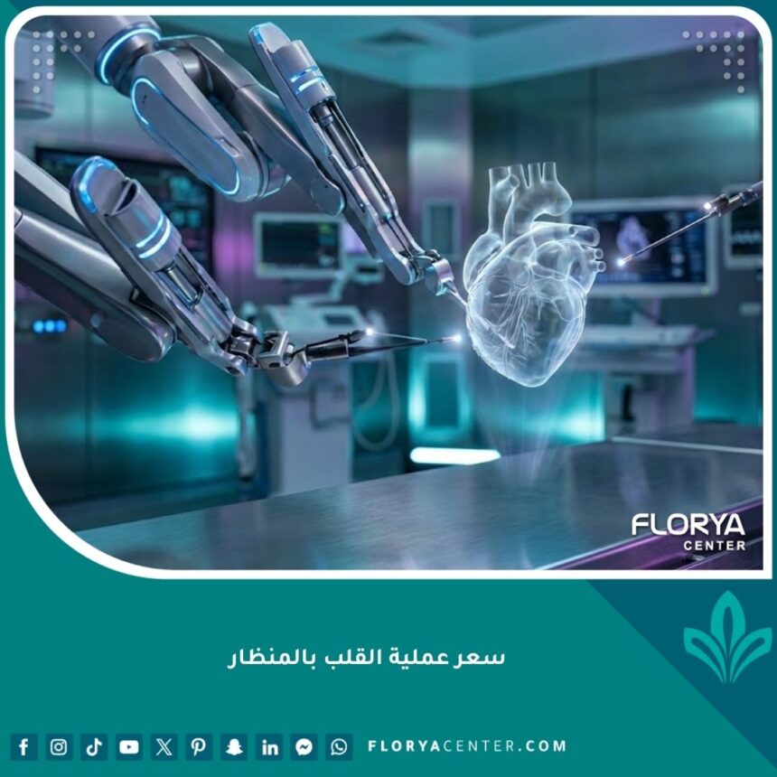 صورة مميزة لعملية القلب بالمنظار توضح التكنولوجيا المتقدمة والدقة الطبية في الجراحة.