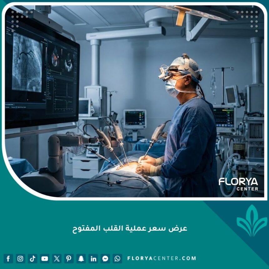 كبير جراحي القلب في غرفة عمليات متطورة يراجع بيانات المريض قبل بدء عملية القلب المفتوح.