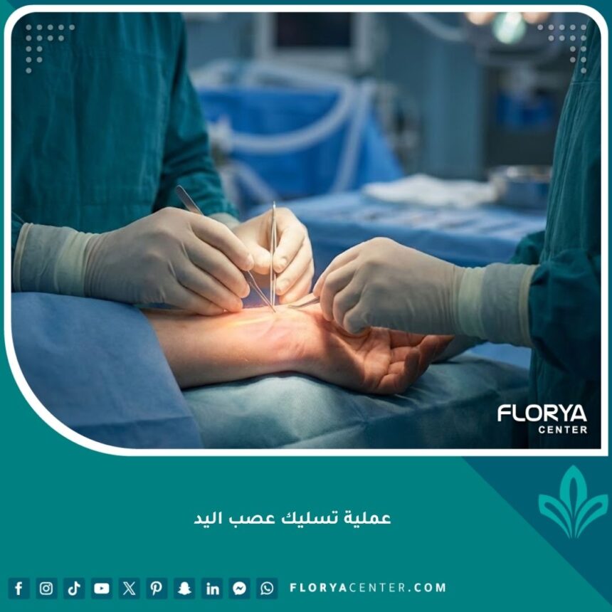 عملية تسليك عصب اليد جراحياً بأحدث التقنيات الطبية لإنهاء خدر وتنميل الأصابع.