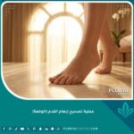 صورة مميزة لنتائج عملية تصحيح إبهام القدم (الوكعة) تظهر الأقدام بمظهر صحي وجمالي.