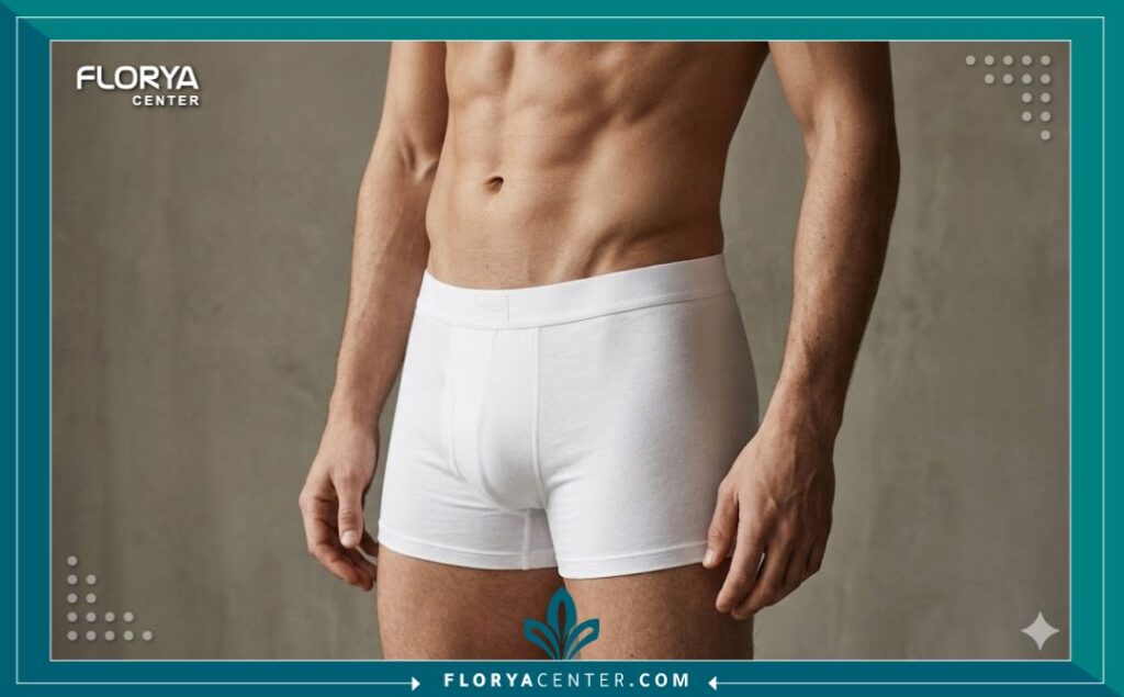 مظهر خارجي يبرز الثقة والجمالية الذكرية بعد عمليات تنسيق وتجميل الجسم.