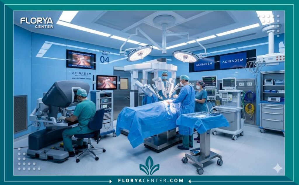 غرفة عمليات مجهزة بأحدث التقنيات الطبية العالمية لإجراء جراحات التجميل التناسلية في تركيا.