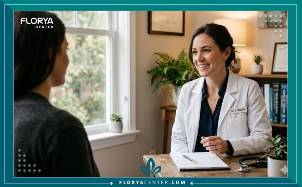 استشارة طبية خاصة حول عملية ترميم الغشاء بالخيوط الذائبة لضمان الخصوصية والراحة للمريضة.