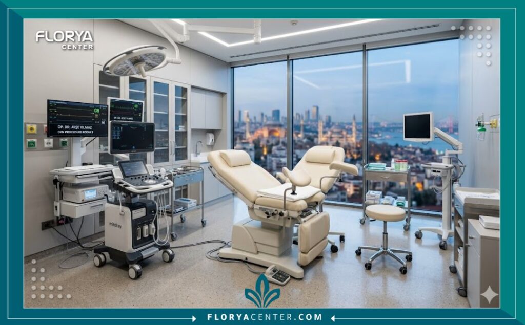 داخل إحدى أفضل عيادات التجميل النسائي في اسطنبول المزودة بأحدث التقنيات.