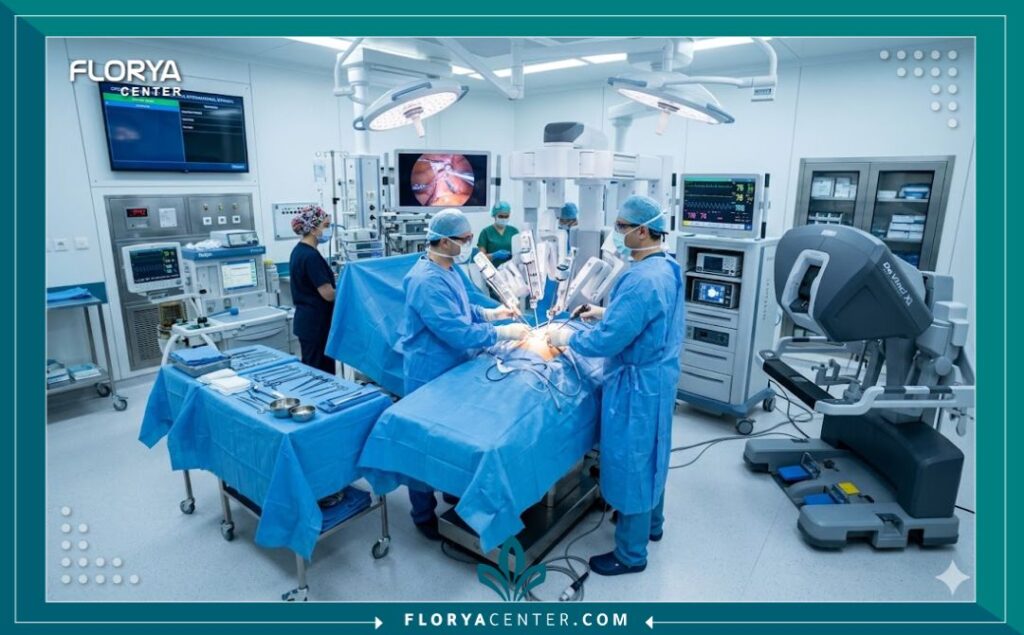 غرف العمليات الحديثة والمجهزة بأحدث التقنيات لجراحة تجميل المهبل في تركيا.