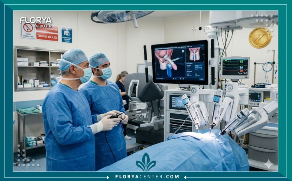 غرفة عمليات حديثة في مستشفى تركي مجهز بأحدث التقنيات لزراعة الدعامات.