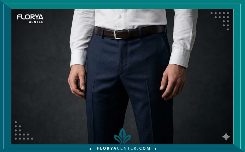 نموذج يظهر المظهر الجمالي الطبيعي والثقة بالنفس للرجل بعد إجراء حقن الفيلر التجميلي.