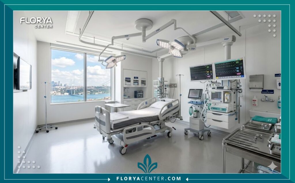 عيادة طبية حديثة ومجهزة بأحدث التقنيات لحقن الماكرولين في إسطنبول، تركيا.