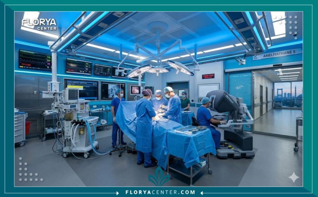 زراعة الخصية التجميلية في تركيا 4 غرفة عمليات حديثة ومجهزة بأحدث التقنيات لإجراء جراحات التجميل والزراعة في إسطنبول.