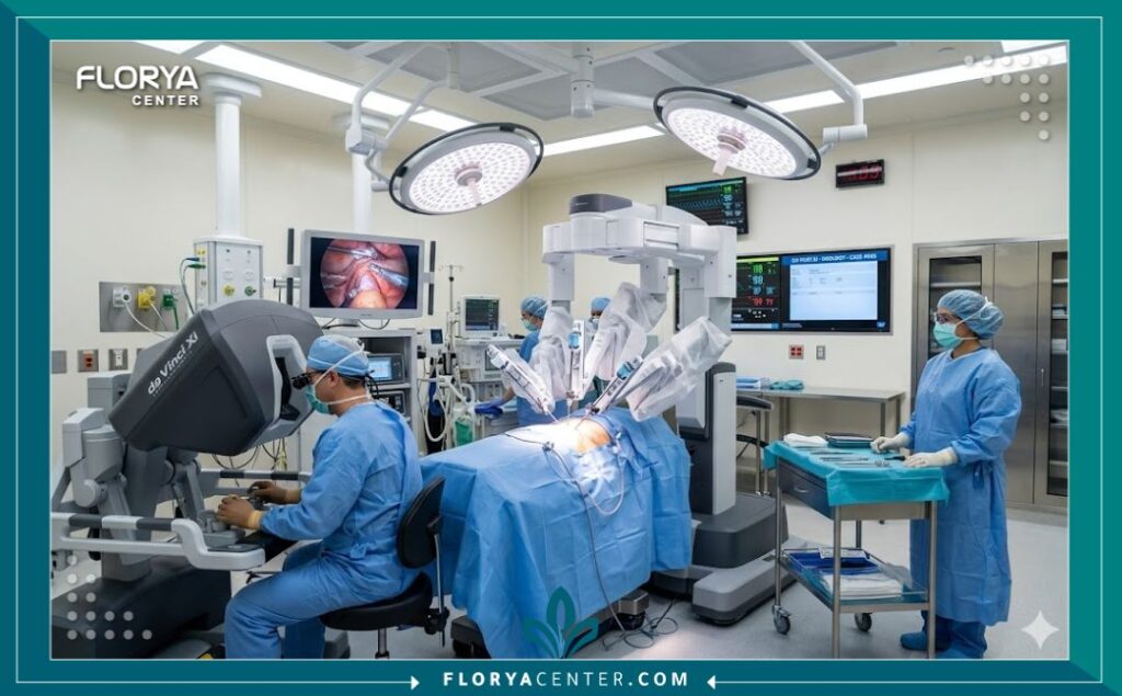 غرفة عمليات مجهزة بأحدث الأجهزة لزراعة الدعامات البالونية بأمان.