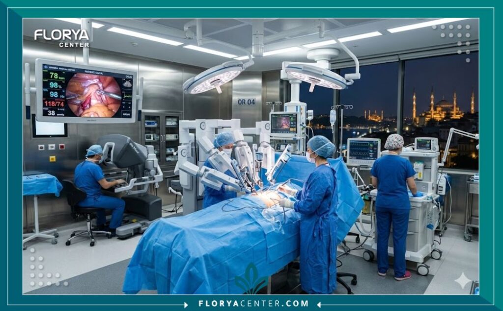 غرفة عمليات متطورة ومجهزة بأحدث التقنيات لزراعة منظمات ضربات القلب في أفضل مستشفيات إسطنبول.