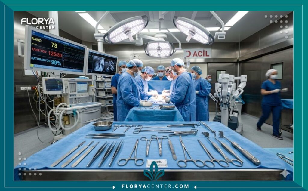 علاج صغر العضو الذكري 4 غرفة عمليات حديثة ومجهزة بتقنيات متقدمة لإجراء جراحات تجميل وتطويل العضو الذكري في تركيا.