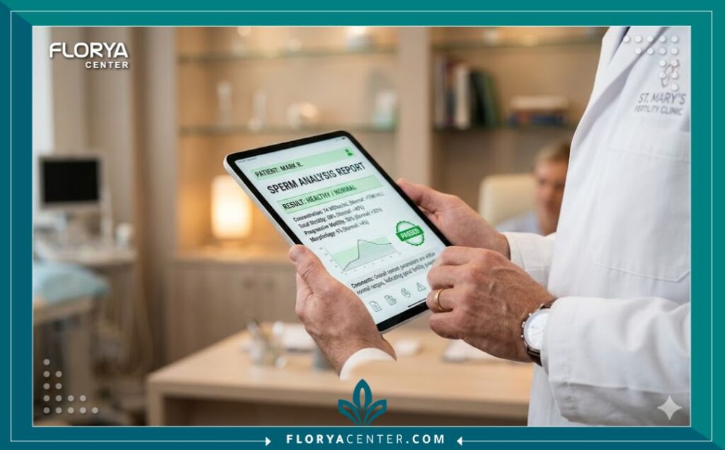 فحص وتحليل الخصوبة للرجال باستخدام أحدث الأجهزة الرقمية في عيادات إسطنبول.