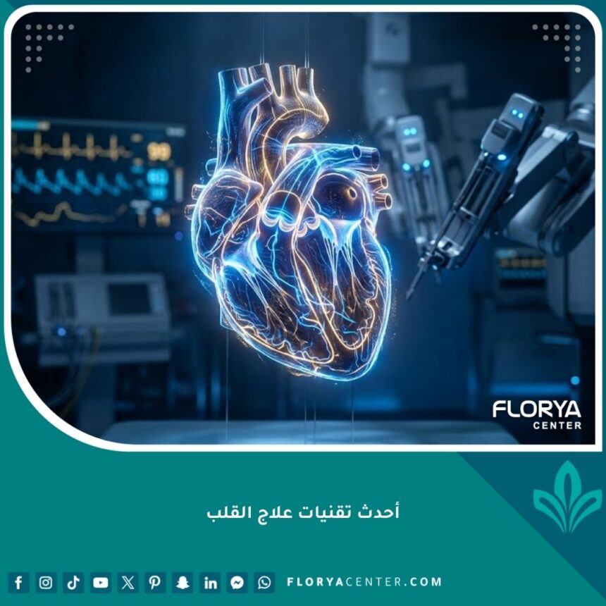 واجهة مقال عن أحدث تقنيات علاج القلب وجراحة القلب طفيفة التوغل.