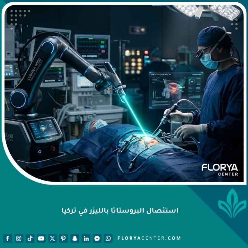 عملية استئصال البروستاتا بالليزر في تركيا بأحدث التقنيات الطبية العالمية.