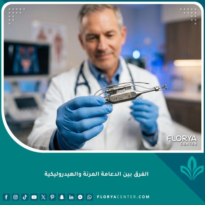 مقارنة بين الدعامة المرنة والهيدروليكية لعلاج ضعف الانتصاب مع طبيب مختص.