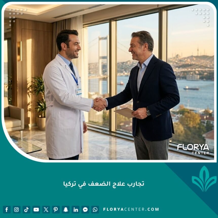 تجارب ناجحة لعلاج الضعف الجنسي في أفضل عيادات تركيا مع طبيب مختص.