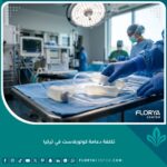 صورة واقعية احترافية لدعامة كولوبلاست (Coloplast) الهيدروليكية ذات الثلاث قطع في غرفة عمليات معقمة في تركيا.