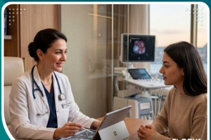 صورة مميزة لعملية قص الشفرات في تركيا تظهر طبيبة مختصة في عيادة تجميل حديثة.