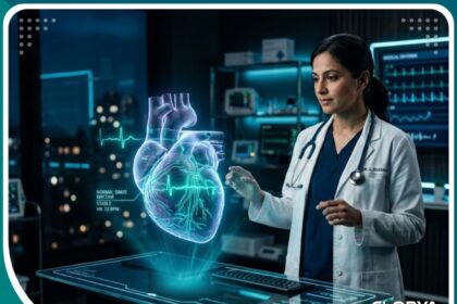 صورة مميزة تظهر التكنولوجيا الحديثة في علاج الرجفان الأذيني واستعادة نظم القلب الطبيعي.