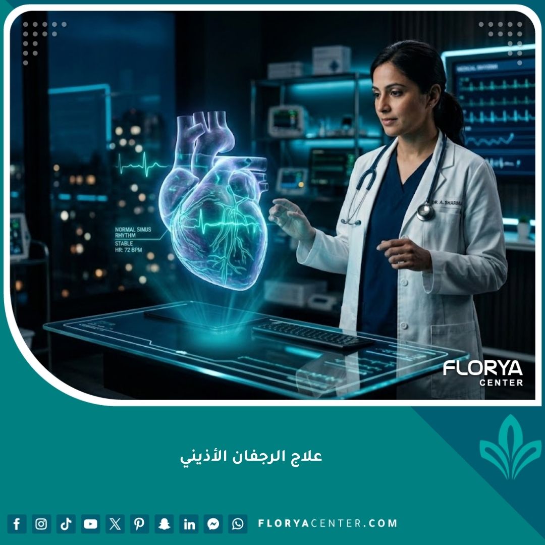 صورة مميزة تظهر التكنولوجيا الحديثة في علاج الرجفان الأذيني واستعادة نظم القلب الطبيعي.