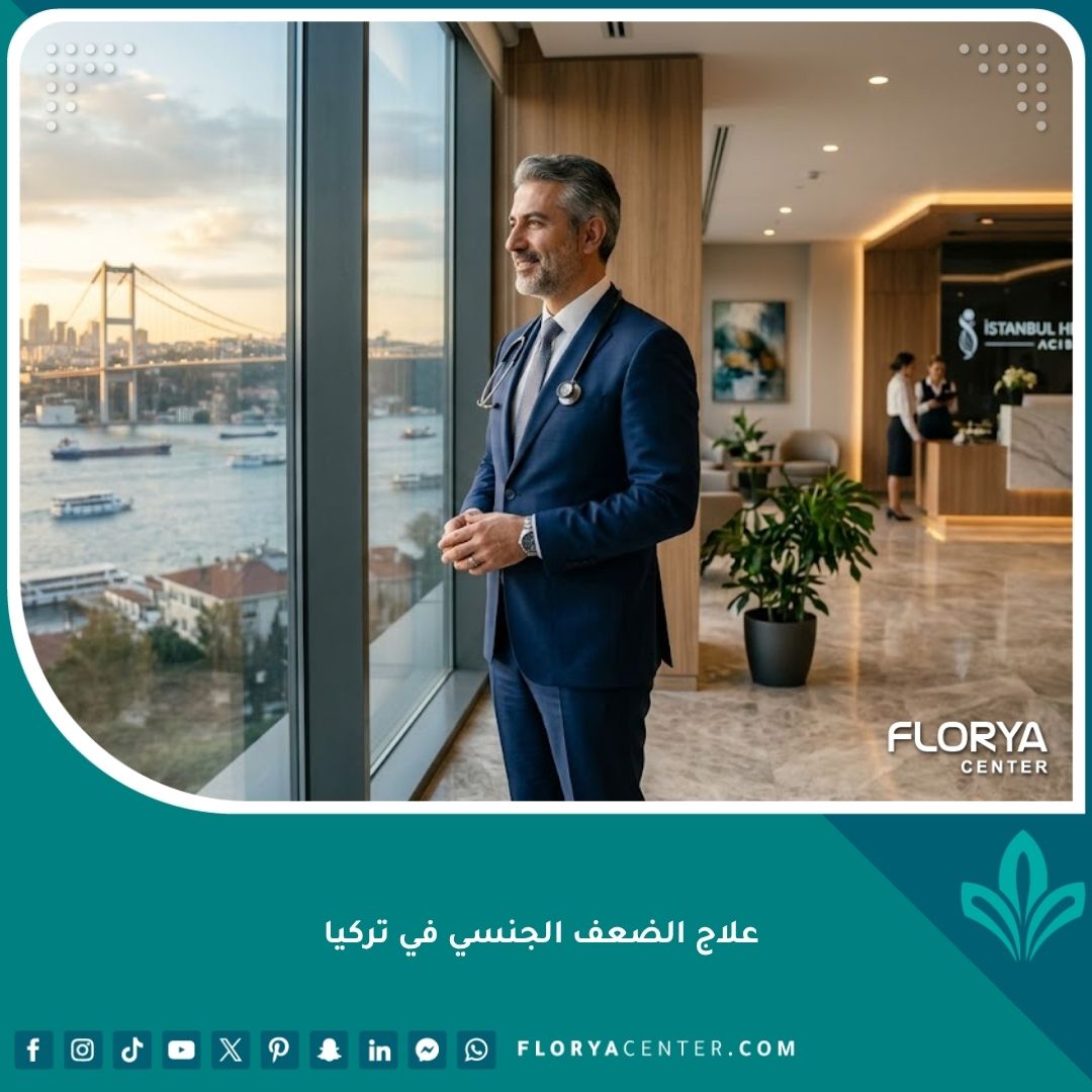 علاج الضعف الجنسي في تركيا: واجهة طبية حديثة تعكس الثقة والنجاح في العلاج.