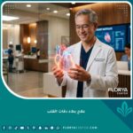 طبيب قلب متخصص يستعرض تقنيات علاج بطء دقات القلب في عيادة حديثة متطورة.