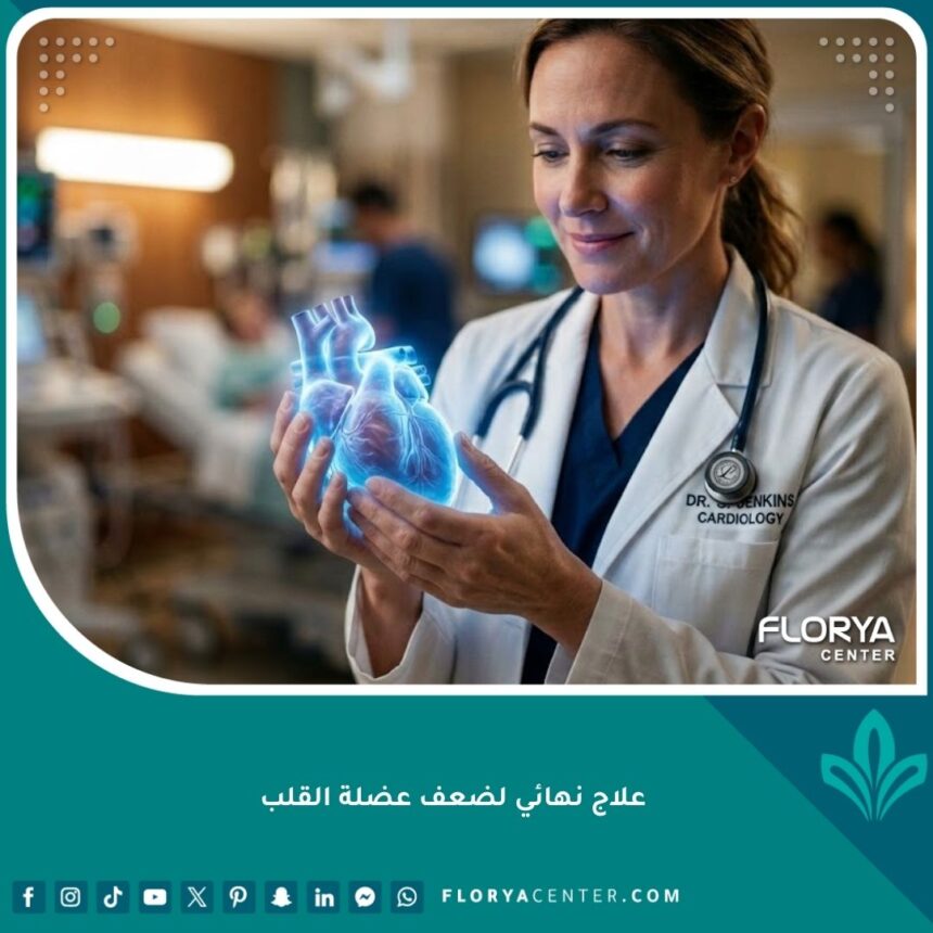 صورة مميزة ترمز للأمل في علاج نهائي لضعف عضلة القلب والتعافي التام.