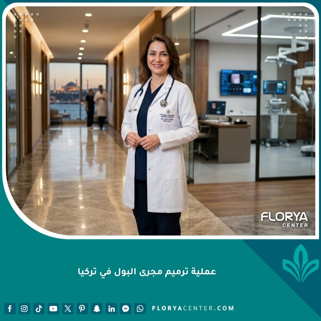 طبيب مسالك بولية متخصص في عملية ترميم مجرى البول في تركيا داخل مستشفى حديث.