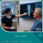 صورة رئيسية احترافية لعملية سحب الدوالي واستشارة الطبيب المختص في عيادة أوعية دموية حديثة.