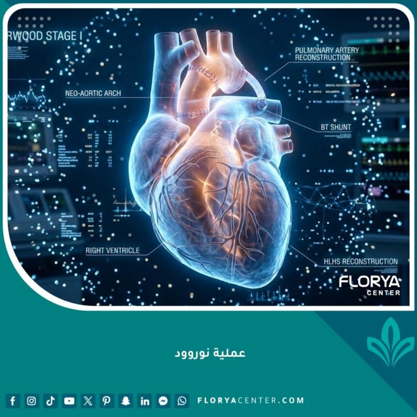 صورة رئيسية احترافية لعملية نوروود الجراحية لتصحيح تشوهات القلب الخلقية.