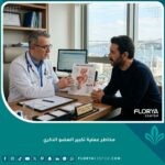 طبيب جراح يشرح مخاطر عملية تكبير العضو الذكري لمريض في عيادة حديثة باسطنبول