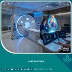 واجهة مركز أشعة قلب متطور يضم أحدث أجهزة الرنين المغناطيسي والأشعة المقطعية للقلب.