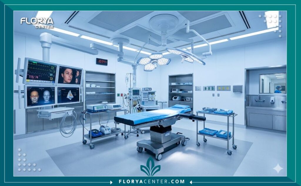 غرفة عمليات مجهزة بأحدث التقنيات الطبية لضمان نجاح عملية ترقيع الغشاء.