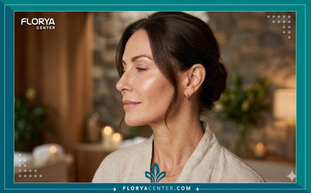 نتائج شد البشرة وتحفيز الكولاجين باستخدام الترددات الراديوية في مراكز التجميل التركية.