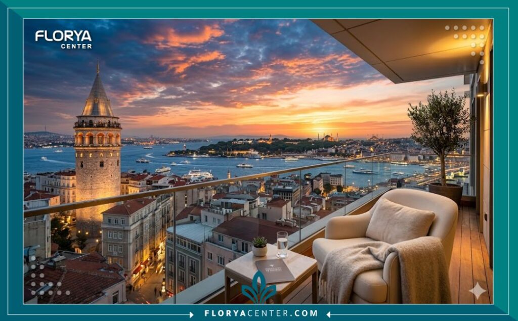 السياحة العلاجية في تركيا لزراعة الشعر مع إطلالة خلابة على مدينة اسطنبول.