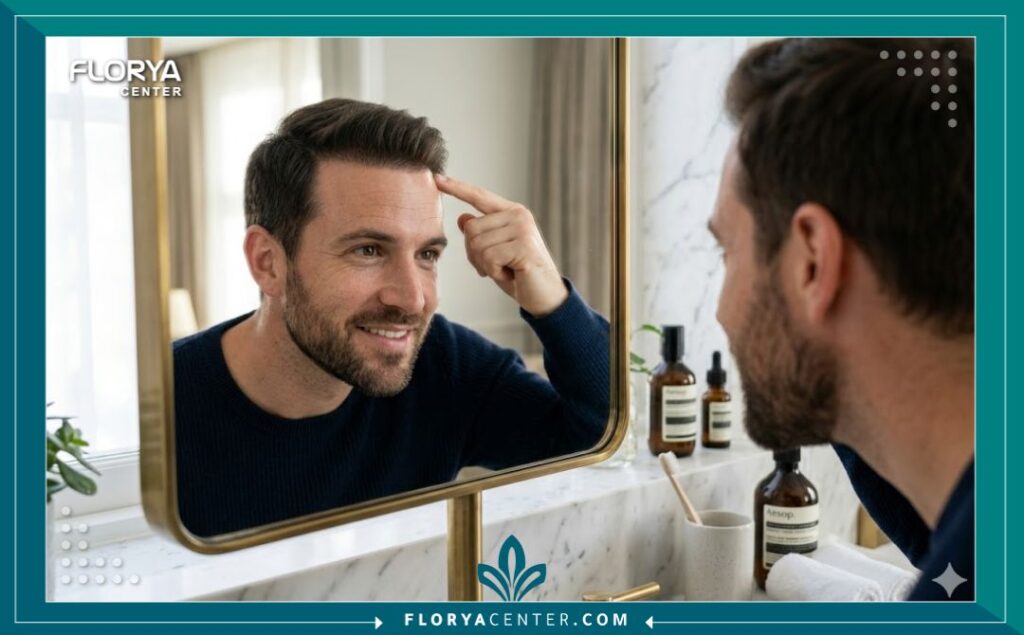 مظهر طبيعي ونتائج ممتازة لعملية زراعة الشعر عند اختيار باقة طبية شاملة مع المتابعة الدورية.