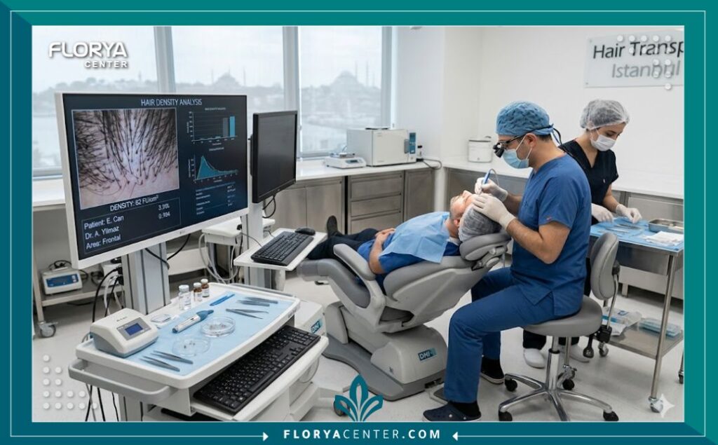 تجارب زراعة الشعر للنساء 4 عيادة زراعة شعر متطورة في تركيا مجهزة بأحدث التقنيات لخدمة النساء.