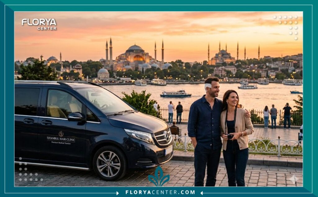 رحلة زراعة الشعر في اسطنبول بالصور: الاستمتاع بمعالم تركيا كجزء من تجربة السياحة العلاجية الناجحة.