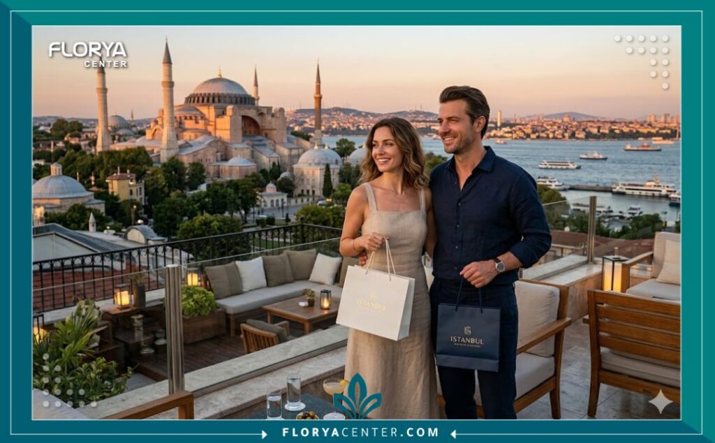 زوجان يستمتعان بوقتهما في إسطنبول بعد إجراء عملية زراعة الشعر من دون حلاقة، يجمعان بين نقاهة العلاج والسياحة الفاخرة في تركيا.