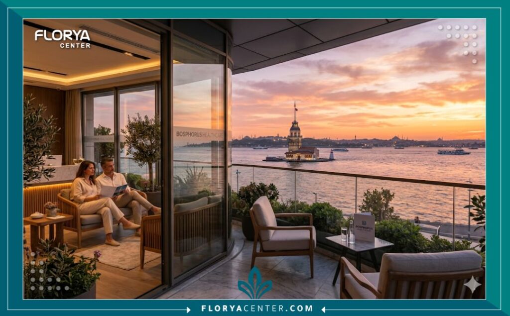 إطلالة بانورامية لمدينة إسطنبول (تركيا) حيث تجرى عمليات زراعة شعر الذقن، تجمع بين السياحة والعلاج.