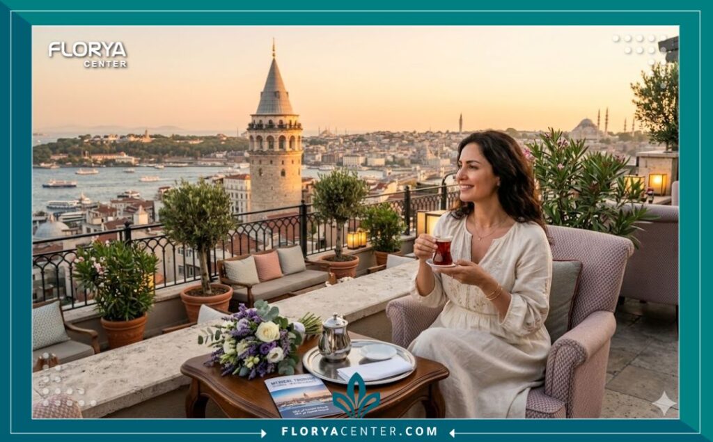 تجربة السياحة العلاجية في تركيا: الاستمتاع بجمال إسطنبول بعد جلسة ليزر جينيسيس بلا فترة نقاهة.