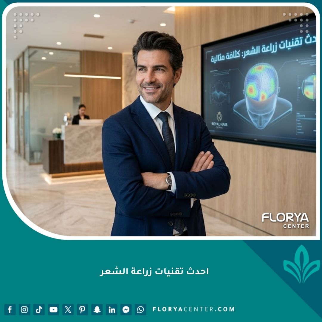 صورة بارزة تظهر نتيجة نهائية لزراعة الشعر بكثافة عالية باستخدام أحدث التقنيات للرجال.