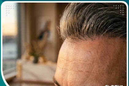 نتيجة طبيعية وكثيفة لأحدث عمليات زراعة الشعر في تركيا، تظهر خط شعر مثالي وشاب.
